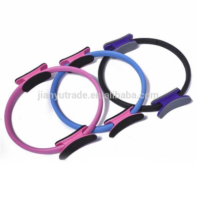 Pilates Resistance Ring 14" Dual Grip Handles Body Toning Fitness Circle