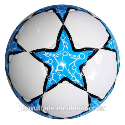 2017 New popular promotion gift pvc colorful wholesale football soccer ball